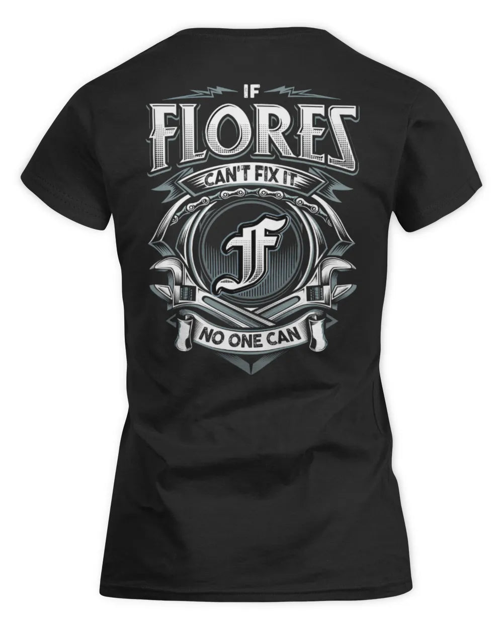FLORES AP81-K4-626 - Personalized Ahmed Quote Apparel “If Ahmed Can't Fix It, No One Can” - Women's Standard T-Shirt - Black
