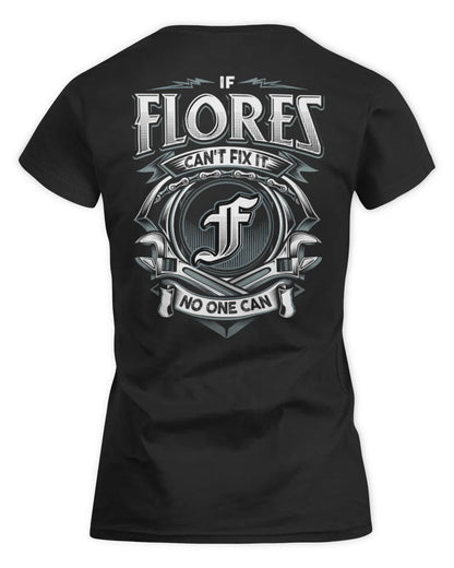 FLORES AP81-K4-626 - Personalized Ahmed Quote Apparel “If Ahmed Can't Fix It, No One Can” - Women's Standard T-Shirt - Black