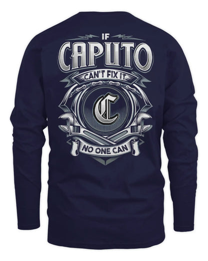 CAPUTO AP81-K4-626 - Personalized Ahmed Quote Apparel “If Ahmed Can't Fix It, No One Can” - Men's Long Sleeved T-Shirt - Navy