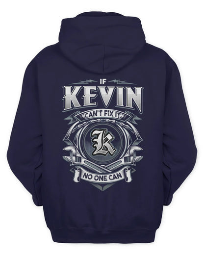 KEVIN AP81-K4-626 - Personalized Ahmed Quote Apparel “If Ahmed Can't Fix It, No One Can” - Unisex Hoodie - Navy