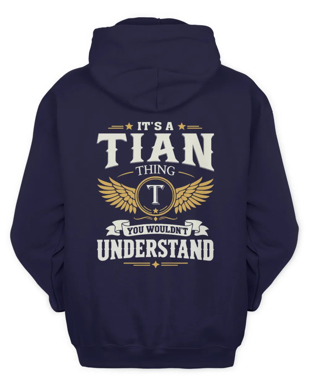 TIAN KT06-M008 It’s a [NAME] Thing – You Wouldn’t Understand | Personalized Vintage T-Shirt - Unisex Hoodie - Navy
