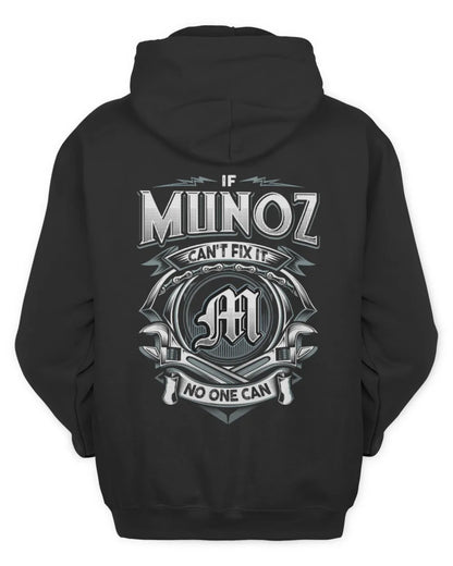 MUNOZ AP81-K4-626 - Personalized Ahmed Quote Apparel “If Ahmed Can't Fix It, No One Can” - Unisex Hoodie - Black