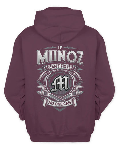 MUNOZ AP81-K4-626 - Personalized Ahmed Quote Apparel “If Ahmed Can't Fix It, No One Can” - Unisex Hoodie - Maroon