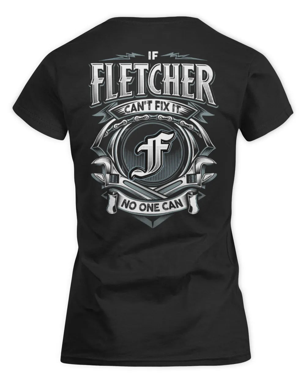 FLETCHER AP81-K4-626 - Personalized Ahmed Quote Apparel “If Ahmed Can't Fix It, No One Can” - Women's Standard T-Shirt - Black
