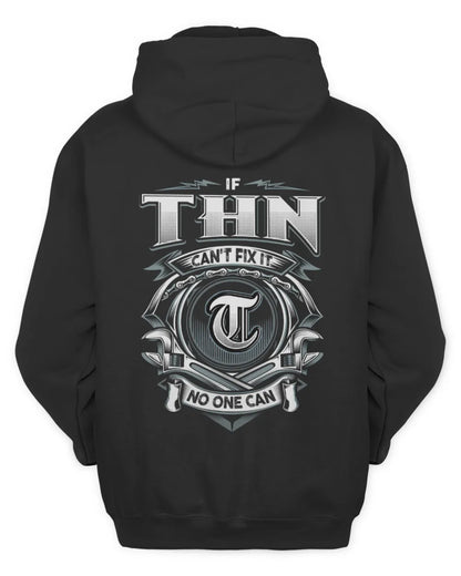 THN AP81-K4-626 - Personalized Ahmed Quote Apparel “If Ahmed Can't Fix It, No One Can” - Unisex Hoodie - Black