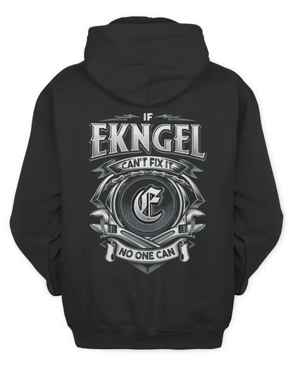 EKNGEL AP81-K4-626 - Personalized Ahmed Quote Apparel “If Ahmed Can't Fix It, No One Can” - Unisex Hoodie - Black