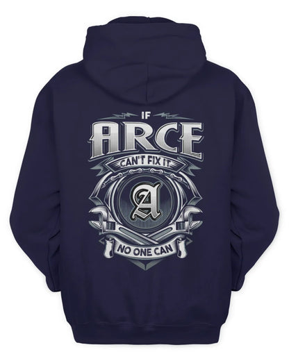 ARCE AP81-K4-626 - Personalized Ahmed Quote Apparel “If Ahmed Can't Fix It, No One Can” - Unisex Hoodie - Navy