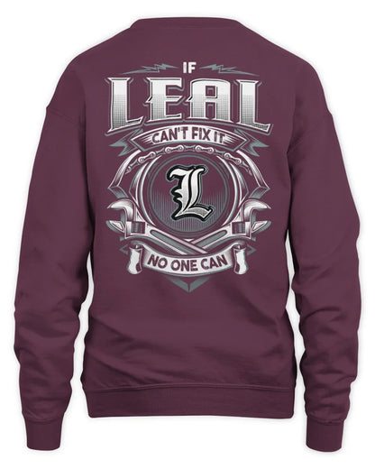 LEAL AP81-K4-626 - Personalized Ahmed Quote Apparel “If Ahmed Can't Fix It, No One Can” - Unisex Sweatshirt - Maroon