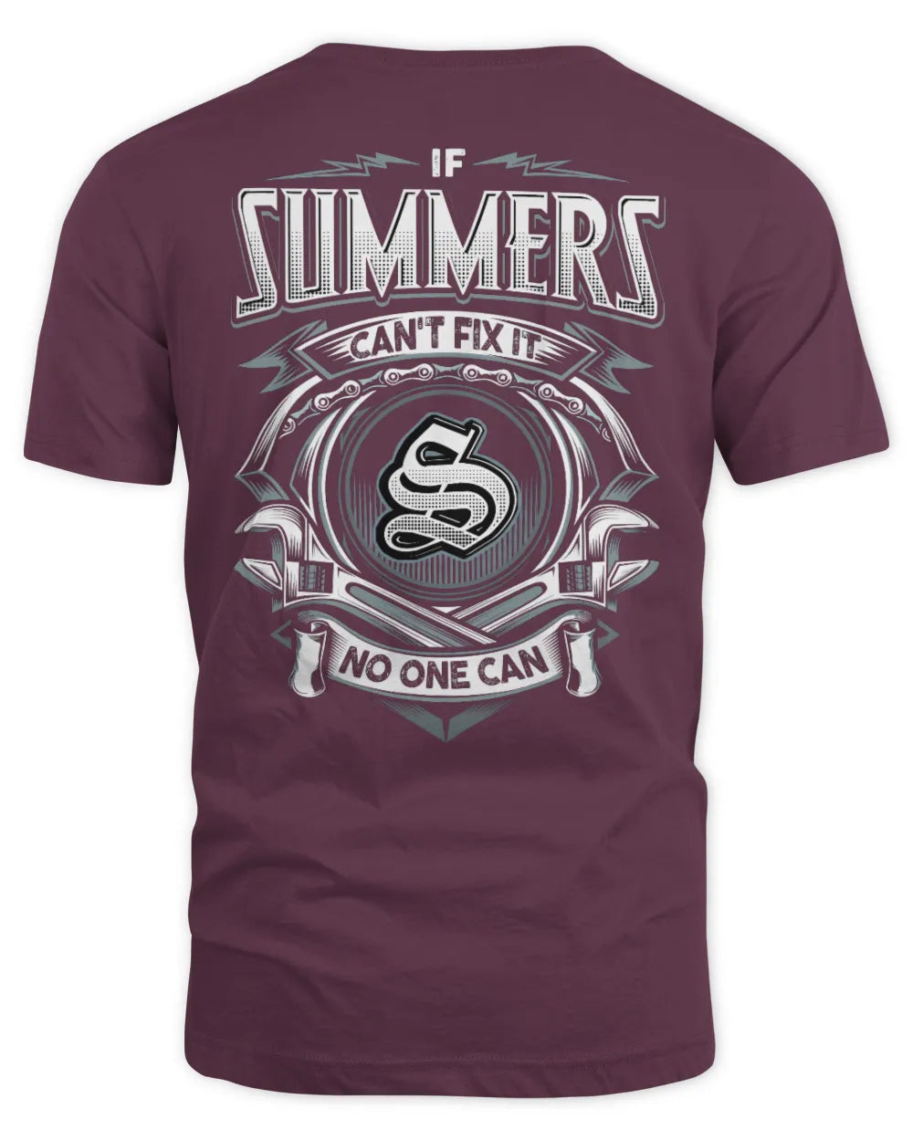 SUMMERS AP81-K4-626 - Personalized Ahmed Quote Apparel “If Ahmed Can't Fix It, No One Can” - Unisex Standard T-Shirt - Maroon