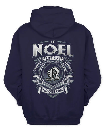NOEL AP81-K4-626 - Personalized Ahmed Quote Apparel “If Ahmed Can't Fix It, No One Can” - Unisex Hoodie - Navy