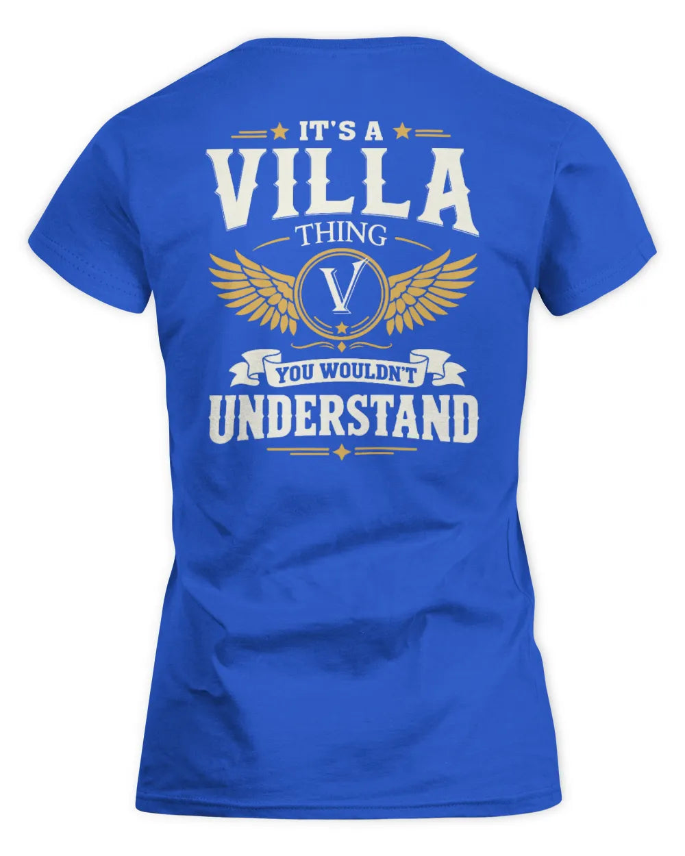 VILLA KT06-M008 It’s a [NAME] Thing – You Wouldn’t Understand | Personalized Vintage T-Shirt - Women's Standard T-Shirt - Royal