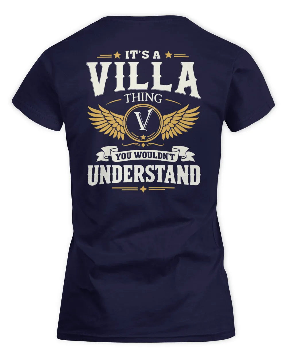 VILLA KT06-M008 It’s a [NAME] Thing – You Wouldn’t Understand | Personalized Vintage T-Shirt - Women's Standard T-Shirt - Navy