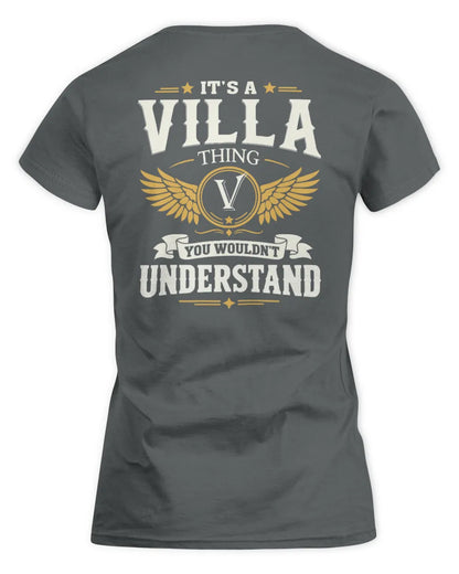 VILLA KT06-M008 It’s a [NAME] Thing – You Wouldn’t Understand | Personalized Vintage T-Shirt - Women's Standard T-Shirt - Charcoal