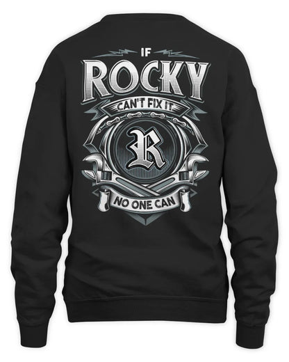 ROCKY AP81-K4-626 - Personalized Ahmed Quote Apparel “If Ahmed Can't Fix It, No One Can” - Unisex Sweatshirt - Black