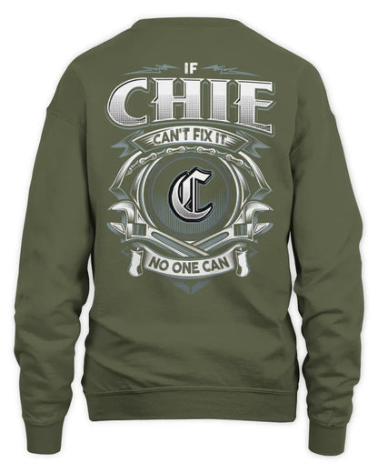 CHIE AP81-K4-626 - Personalized Ahmed Quote Apparel “If Ahmed Can't Fix It, No One Can” - Unisex Sweatshirt - Military Green