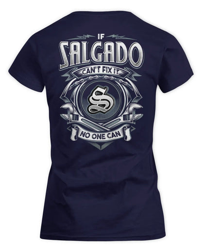 SALGADO AP81-K4-626 - Personalized Ahmed Quote Apparel “If Ahmed Can't Fix It, No One Can” - Women's Standard T-Shirt - Navy