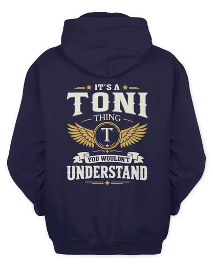 TONI KT06-M008 It’s a [NAME] Thing – You Wouldn’t Understand | Personalized Vintage T-Shirt - Unisex Hoodie - Navy