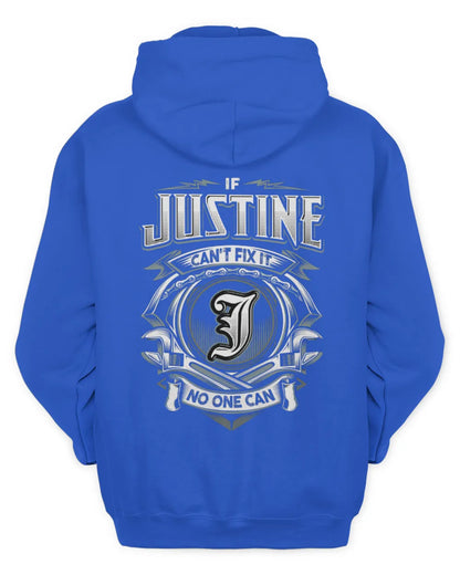 JUSTINE AP81-K4-626 - Personalized Ahmed Quote Apparel “If Ahmed Can't Fix It, No One Can” - Unisex Hoodie - Royal
