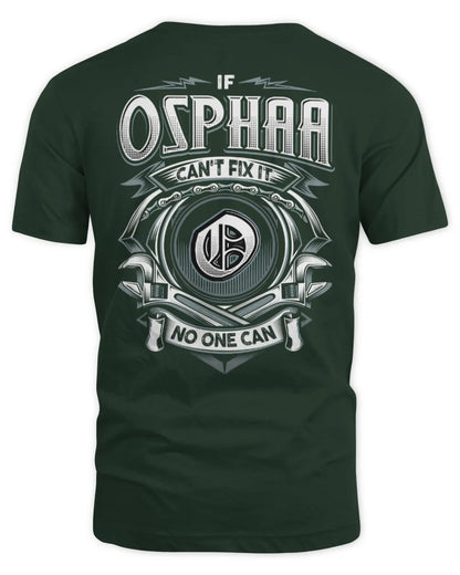 OSPHAA AP81-K4-626 - Personalized Ahmed Quote Apparel “If Ahmed Can't Fix It, No One Can” - Unisex Standard T-Shirt - Forest Green
