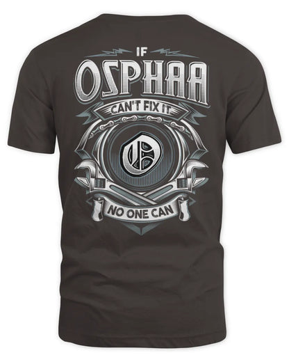 OSPHAA AP81-K4-626 - Personalized Ahmed Quote Apparel “If Ahmed Can't Fix It, No One Can” - Unisex Standard T-Shirt - Dark Chocolate