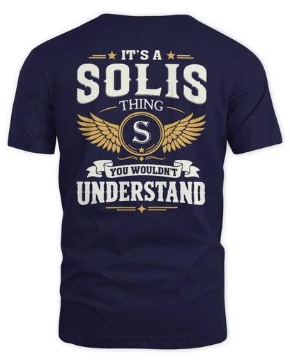 SOLIS KT06-M008 It’s a [NAME] Thing – You Wouldn’t Understand | Personalized Vintage T-Shirt - Unisex Standard T-Shirt - Navy