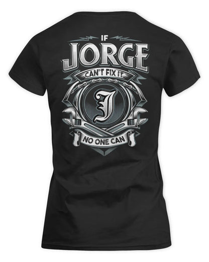 JORGE AP81-K4-626 - Personalized Ahmed Quote Apparel “If Ahmed Can't Fix It, No One Can” - Women's Standard T-Shirt - Black