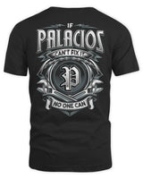 PALACIOS AP81-K4-626 - Personalized Ahmed Quote Apparel “If Ahmed Can't Fix It, No One Can” - Unisex Standard T-Shirt - Black