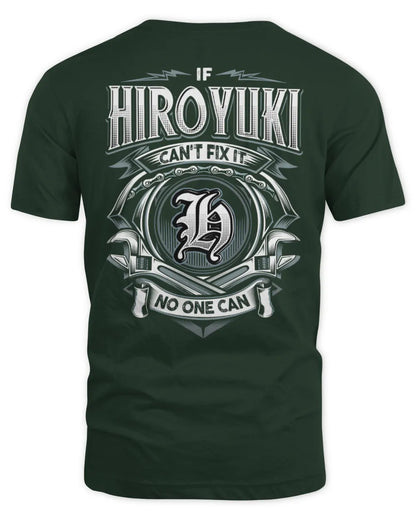 HIROYUKI AP81-K4-626 - Personalized Ahmed Quote Apparel “If Ahmed Can't Fix It, No One Can” - Unisex Standard T-Shirt - Forest Green