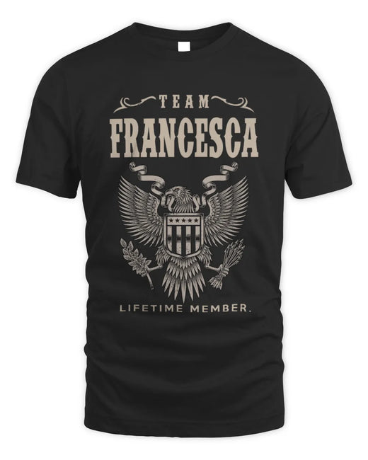 FRANCESCA TP06-K82 – Personalized Classic Style Apparel “Team NAME Lifetime Member”