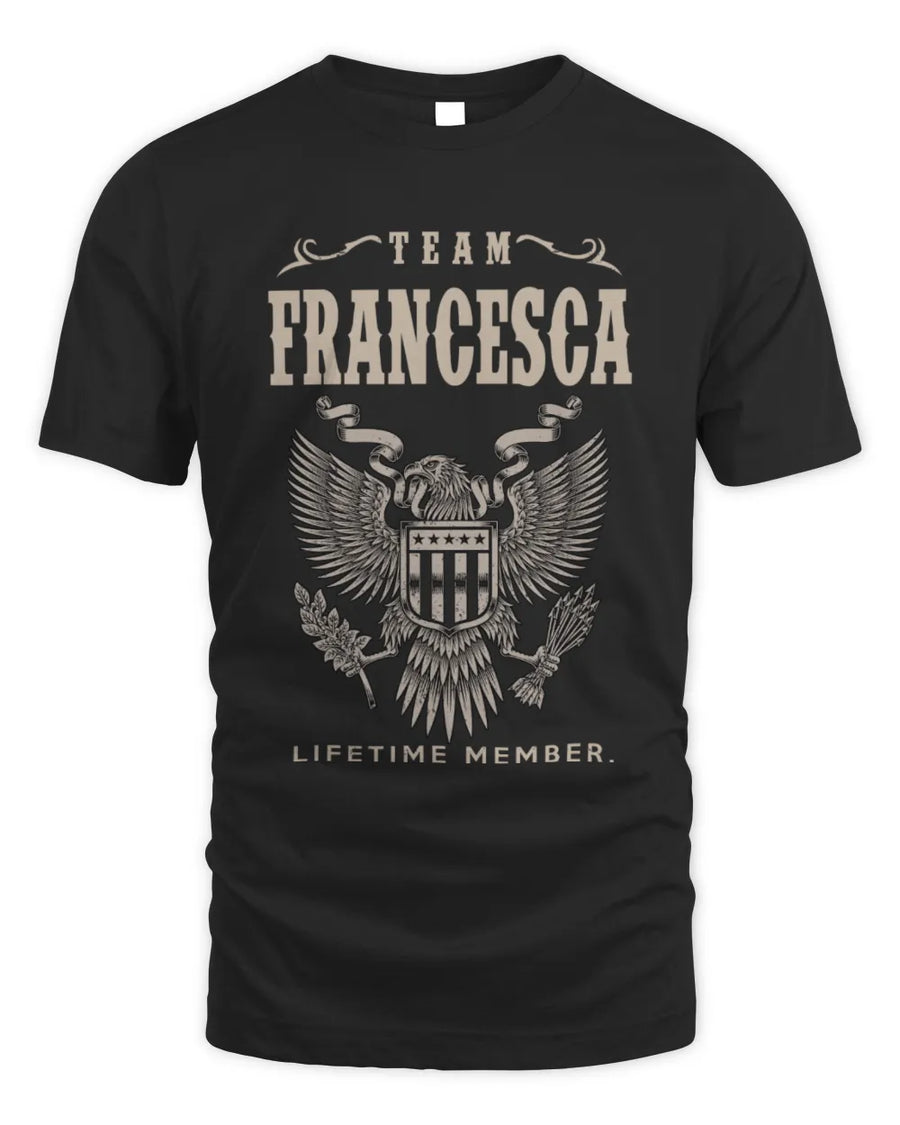 FRANCESCA TP06-K82 – Personalized Classic Style Apparel “Team NAME Lifetime Member”