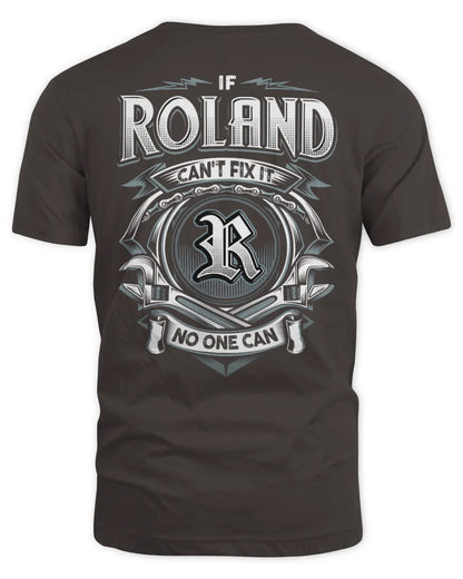 ROLAND AP81-K4-626 - Personalized Ahmed Quote Apparel “If Ahmed Can't Fix It, No One Can” - Unisex Standard T-Shirt - Dark Chocolate
