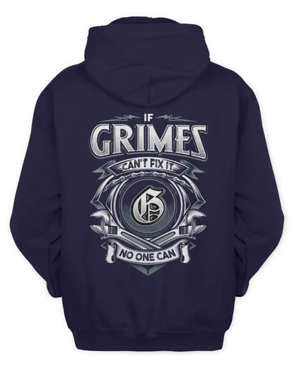 GRIMES AP81-K4-626 - Personalized Ahmed Quote Apparel “If Ahmed Can't Fix It, No One Can” - Unisex Hoodie - Navy