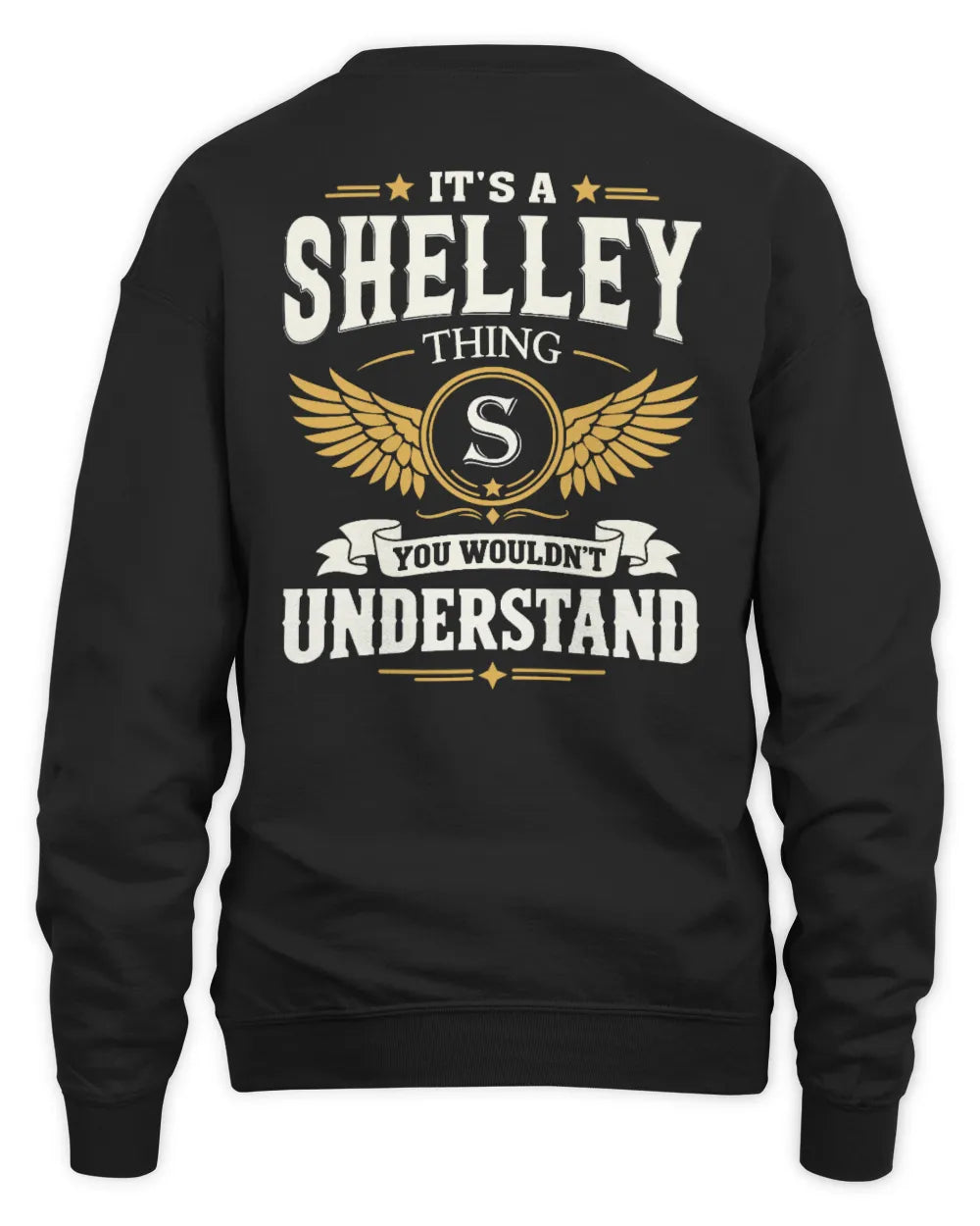 SHELLEY KT06-M008 It’s a [NAME] Thing – You Wouldn’t Understand | Personalized Vintage T-Shirt - Unisex Sweatshirt - Black