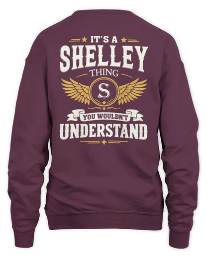 SHELLEY KT06-M008 It’s a [NAME] Thing – You Wouldn’t Understand | Personalized Vintage T-Shirt - Unisex Sweatshirt - Maroon