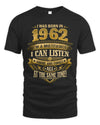 1962 TH03-K4 – Funny Birth Year Multitasker Quote T-Shirt
