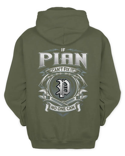 PIAN AP81-K4-626 - Personalized Ahmed Quote Apparel “If Ahmed Can't Fix It, No One Can” - Unisex Hoodie - Military Green