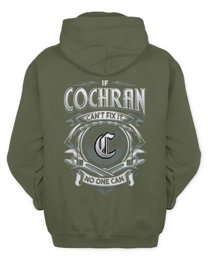 COCHRAN AP81-K4-626 - Personalized Ahmed Quote Apparel “If Ahmed Can't Fix It, No One Can” - Unisex Hoodie - Military Green
