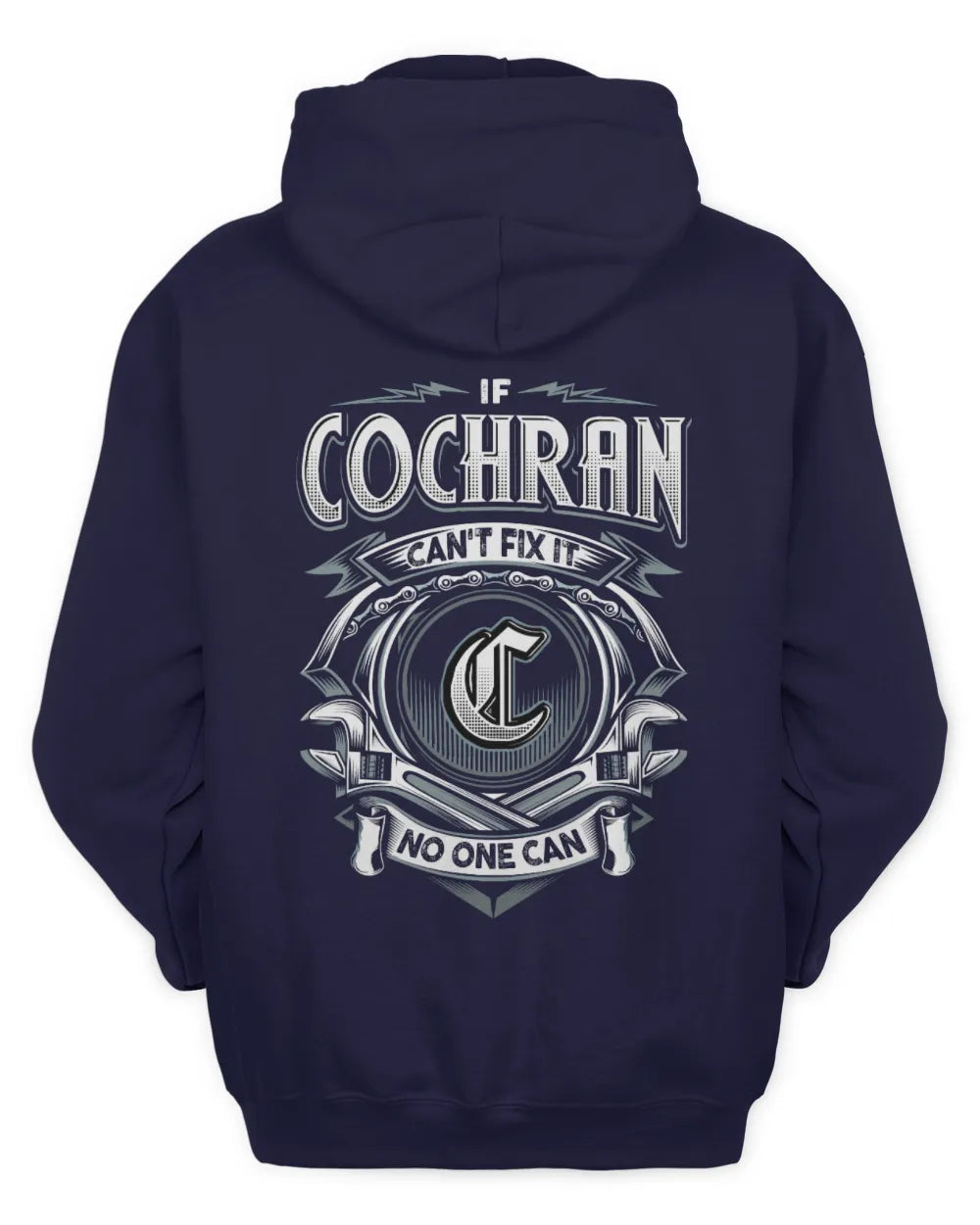 COCHRAN AP81-K4-626 - Personalized Ahmed Quote Apparel “If Ahmed Can't Fix It, No One Can” - Unisex Hoodie - Navy
