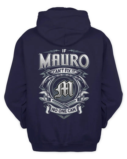 MAURO AP81-K4-626 - Personalized Ahmed Quote Apparel “If Ahmed Can't Fix It, No One Can” - Unisex Hoodie - Navy