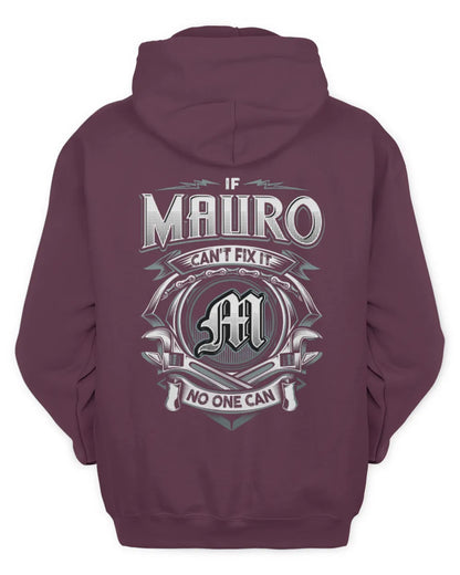 MAURO AP81-K4-626 - Personalized Ahmed Quote Apparel “If Ahmed Can't Fix It, No One Can” - Unisex Hoodie - Maroon