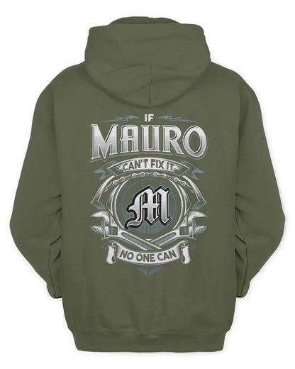 MAURO AP81-K4-626 - Personalized Ahmed Quote Apparel “If Ahmed Can't Fix It, No One Can” - Unisex Hoodie - Military Green