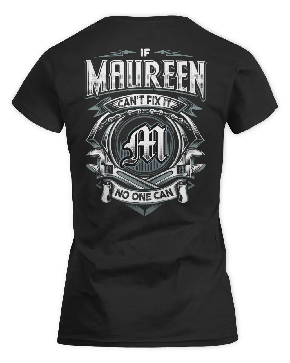 MAUREEN AP81-K4-626 - Personalized Ahmed Quote Apparel “If Ahmed Can't Fix It, No One Can” - Women's Standard T-Shirt - Black