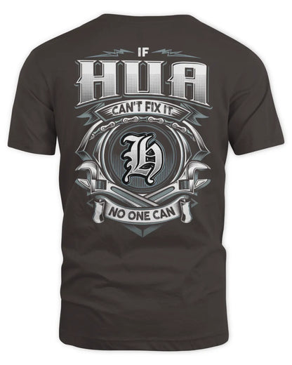 HUA AP81-K4-626 - Personalized Ahmed Quote Apparel “If Ahmed Can't Fix It, No One Can” - Unisex Standard T-Shirt - Dark Chocolate