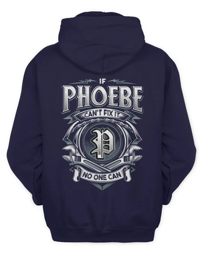 PHOEBE AP81-K4-626 - Personalized Ahmed Quote Apparel “If Ahmed Can't Fix It, No One Can” - Unisex Hoodie - Navy