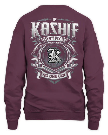 KASHIF AP81-K4-626 - Personalized Ahmed Quote Apparel “If Ahmed Can't Fix It, No One Can” - Unisex Sweatshirt - Maroon