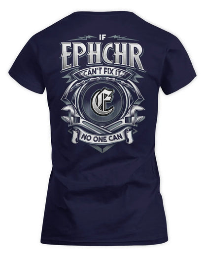 EPHCHR AP81-K4-626 - Personalized Ahmed Quote Apparel “If Ahmed Can't Fix It, No One Can” - Women's Standard T-Shirt - Navy