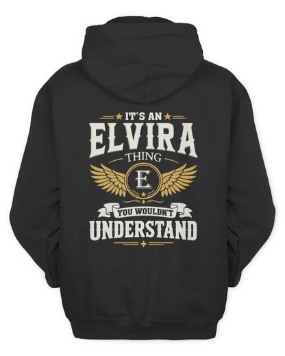ELVIRA KT06-M008 It’s a [NAME] Thing – You Wouldn’t Understand | Personalized Vintage T-Shirt - Unisex Hoodie - Black