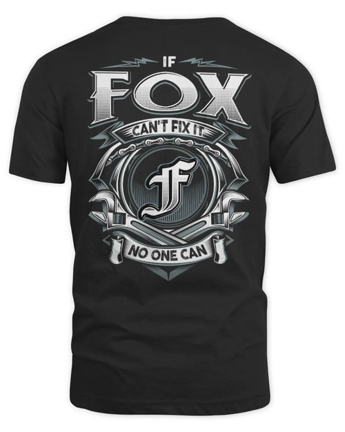 FOX AP81-K4-626 - Personalized Ahmed Quote Apparel “If Ahmed Can't Fix It, No One Can” - Unisex Standard T-Shirt - Black
