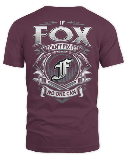 FOX AP81-K4-626 - Personalized Ahmed Quote Apparel “If Ahmed Can't Fix It, No One Can” - Unisex Standard T-Shirt - Maroon