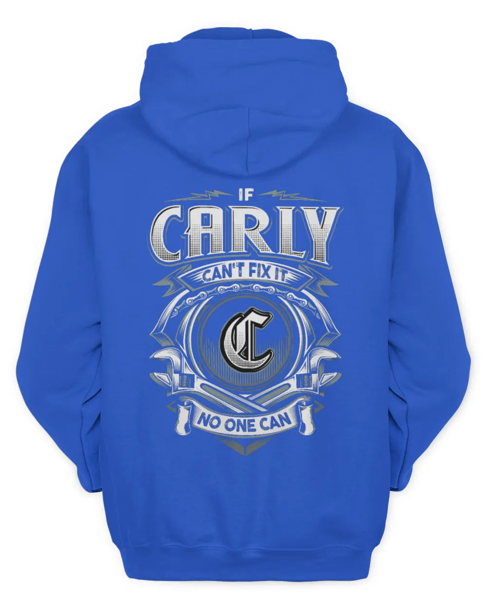 CARLY AP81-K4-626 - Personalized Ahmed Quote Apparel “If Ahmed Can't Fix It, No One Can” - Unisex Hoodie - Royal